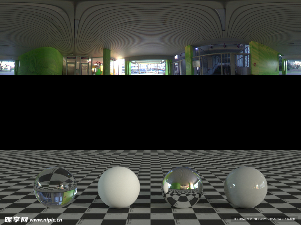 C4D室内环境HDR贴图