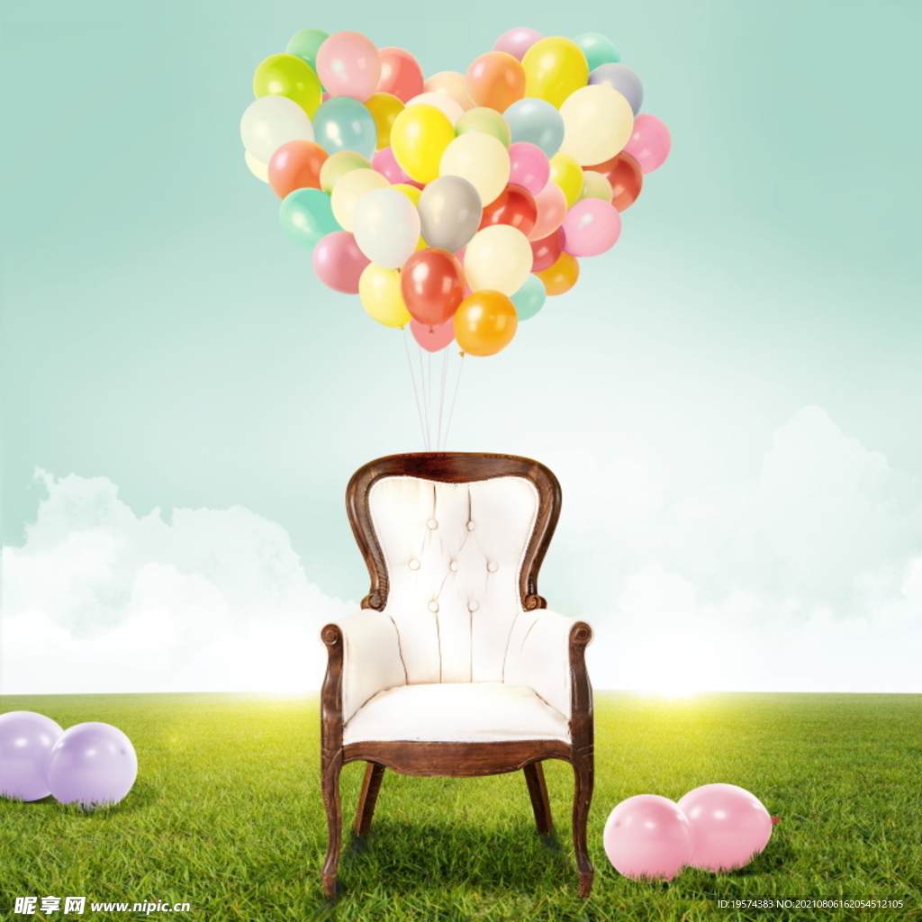 可爱孩子儿童梦想创意摄影背景