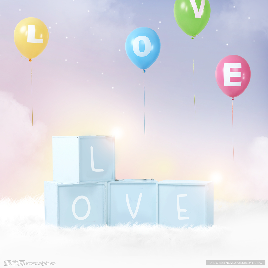 可爱孩子儿童梦想创意摄影背景