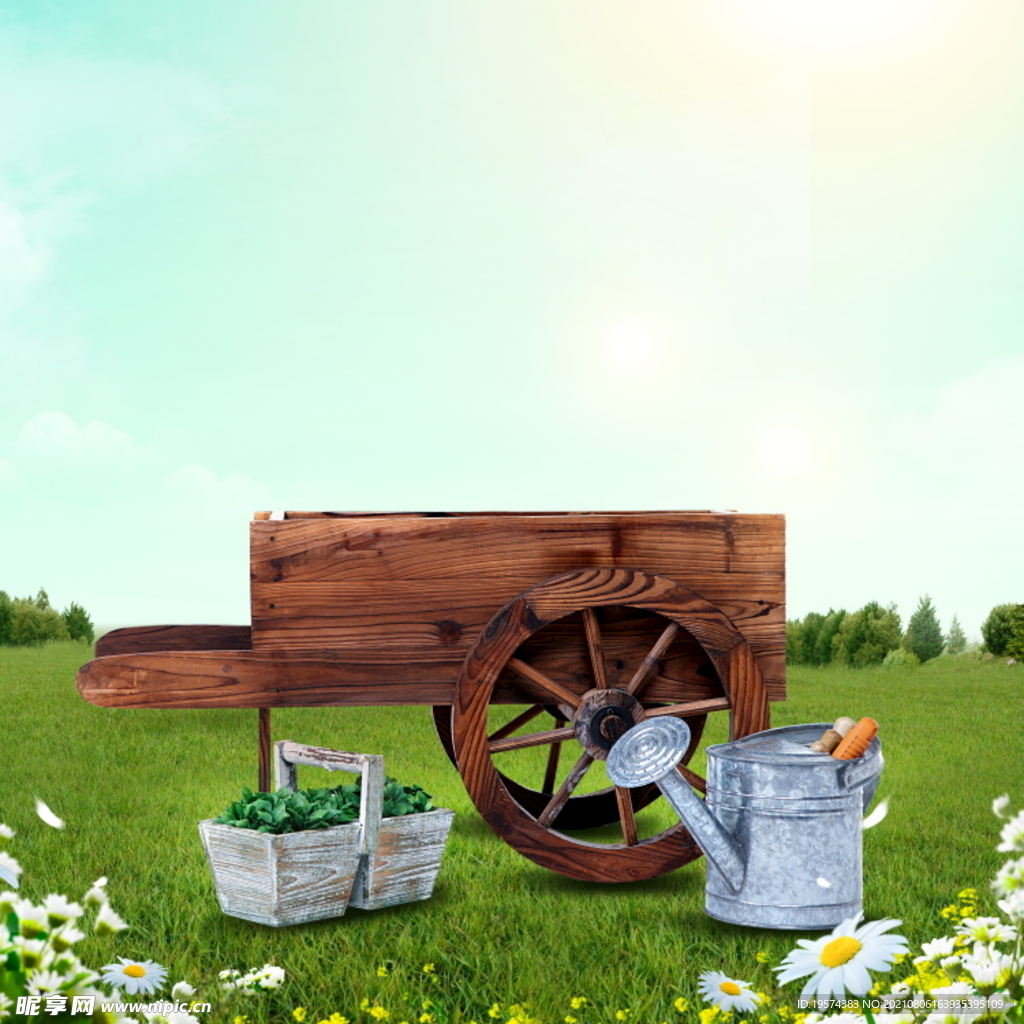 可爱孩子儿童梦想创意摄影背景