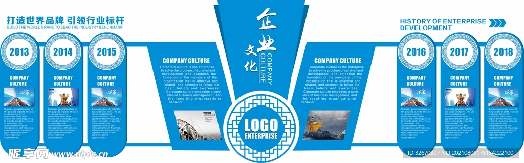 企业文化墙 公司发展历程