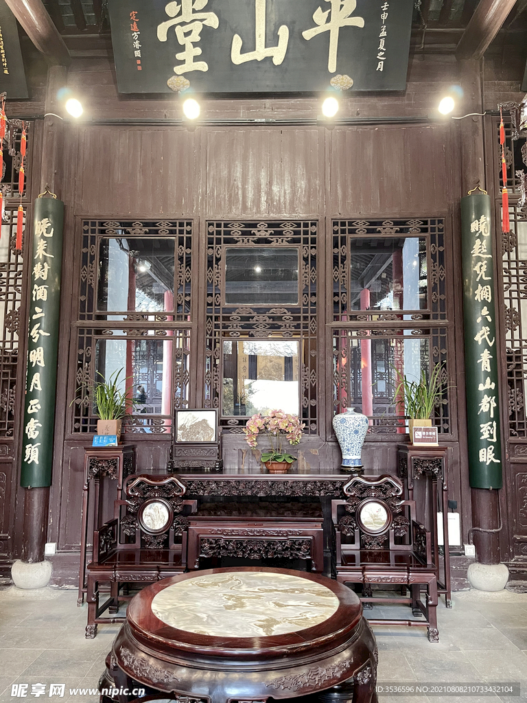 扬州名胜古迹平山堂