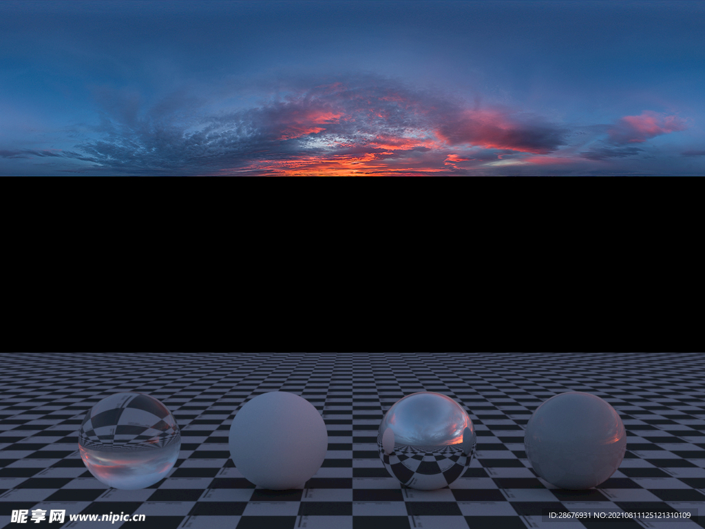 C4D天空贴图HDR贴图