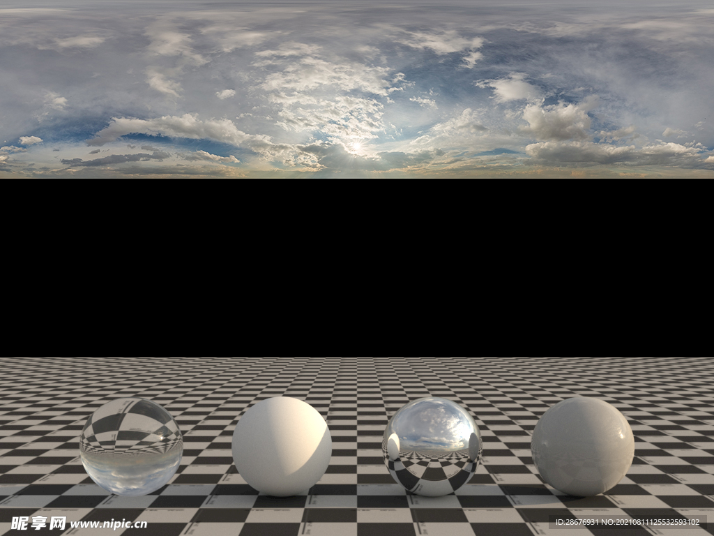 C4D天空贴图HDR贴图