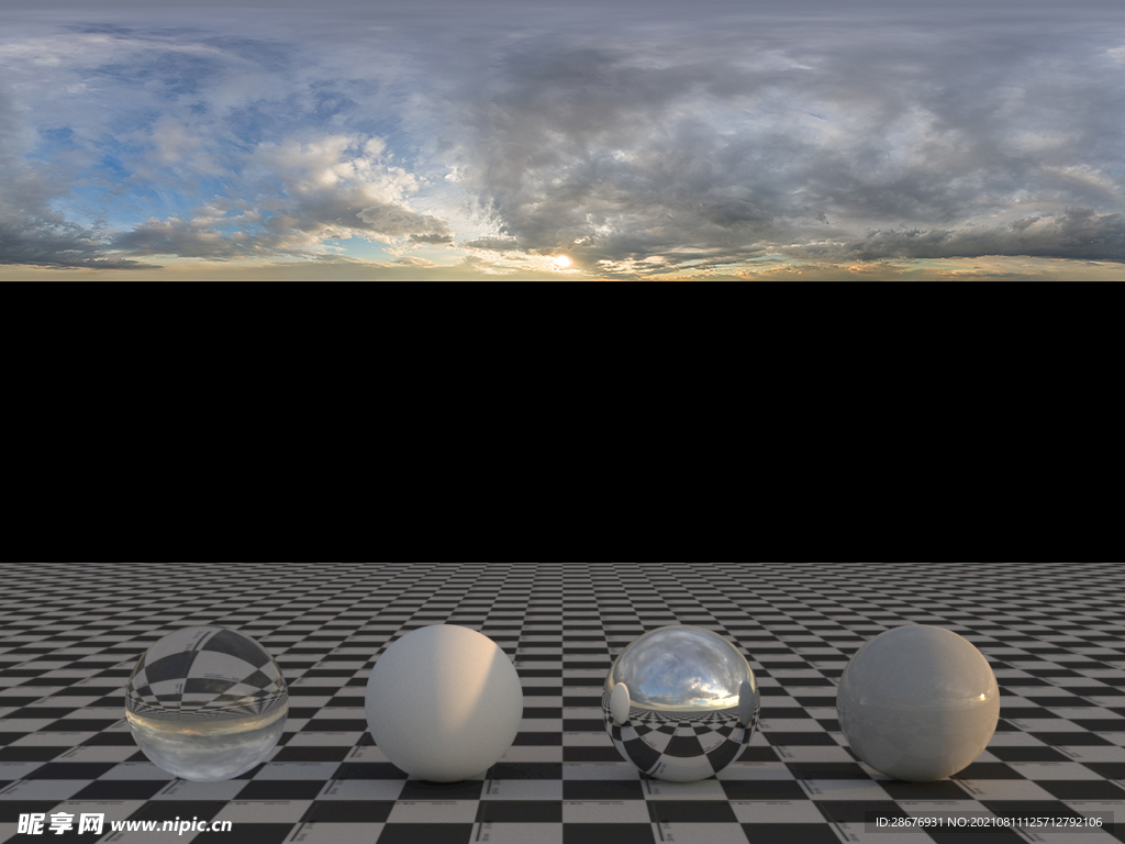 C4D天空贴图HDR贴图