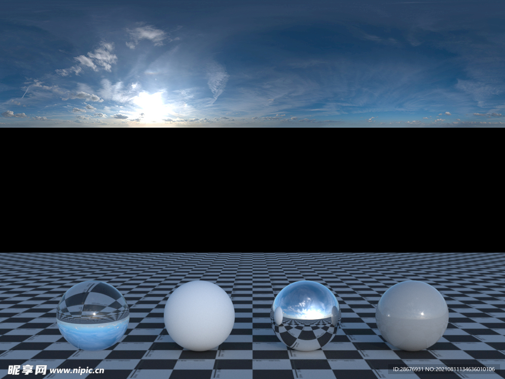 C4D天空贴图HDR贴图