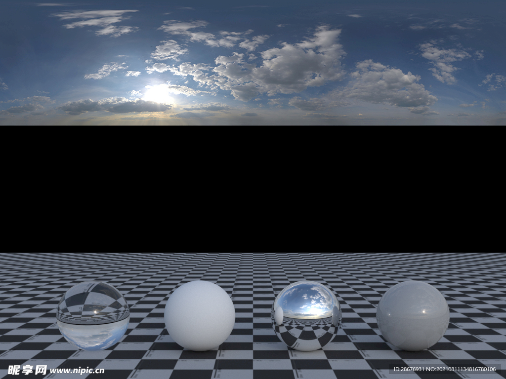 C4D天空贴图HDR贴图