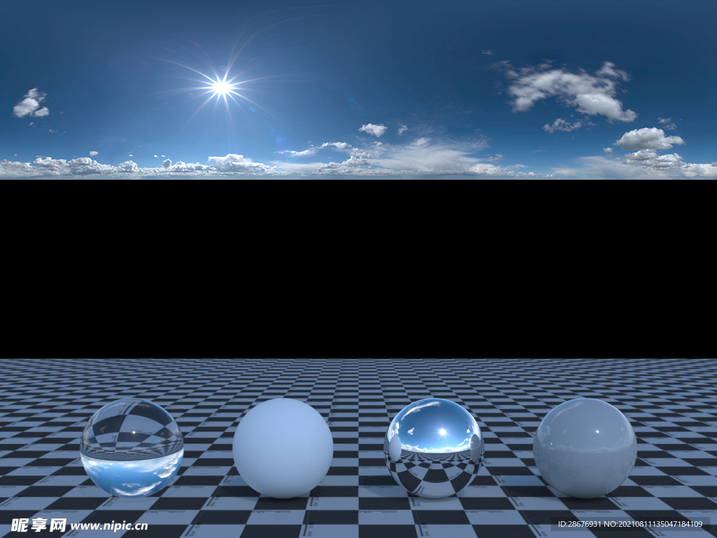 C4D天空贴图HDR贴图