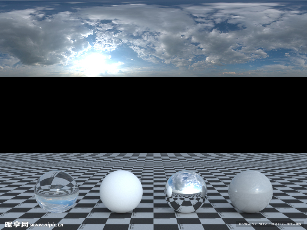C4D天空贴图HDR贴图