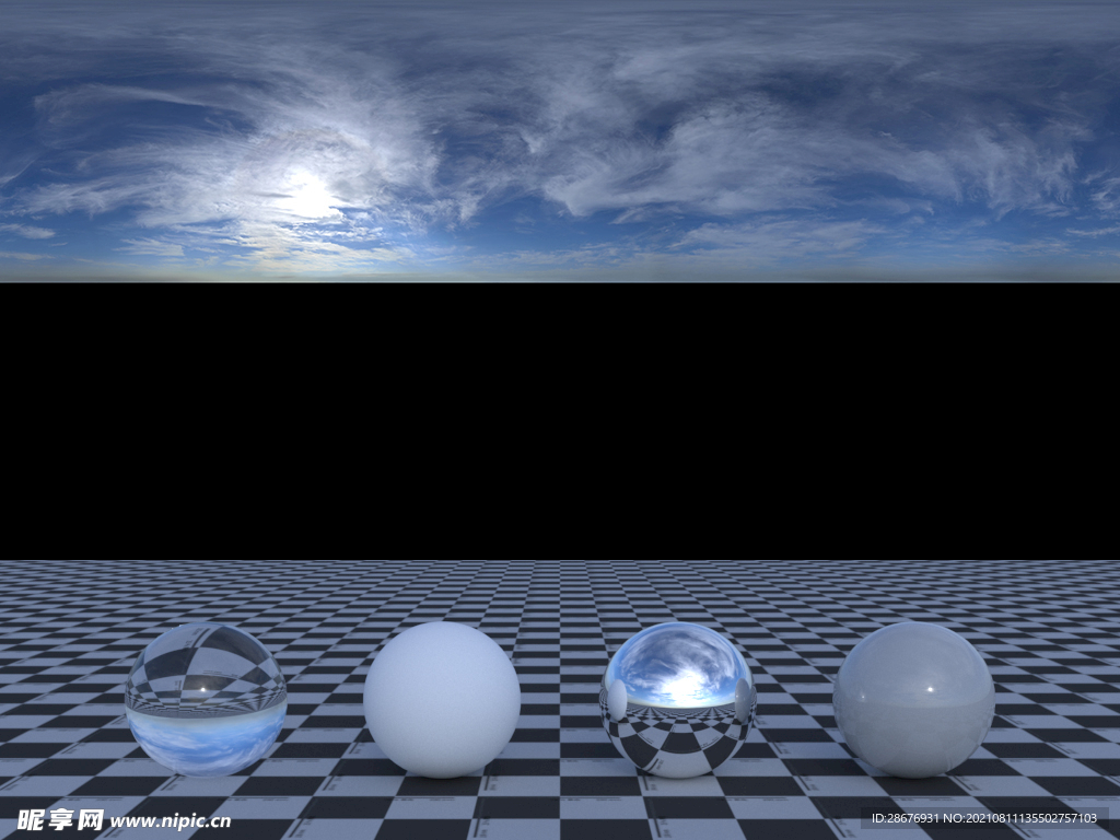 C4D天空贴图HDR贴图