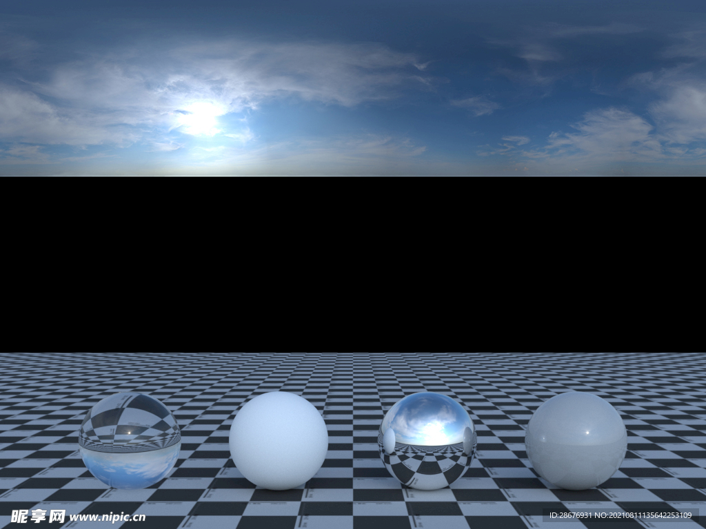 C4D天空贴图HDR贴图