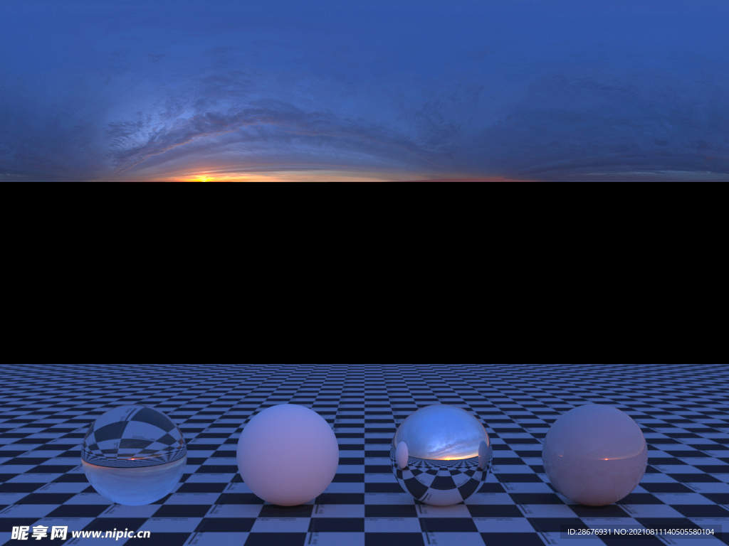 C4D天空贴图HDR贴图