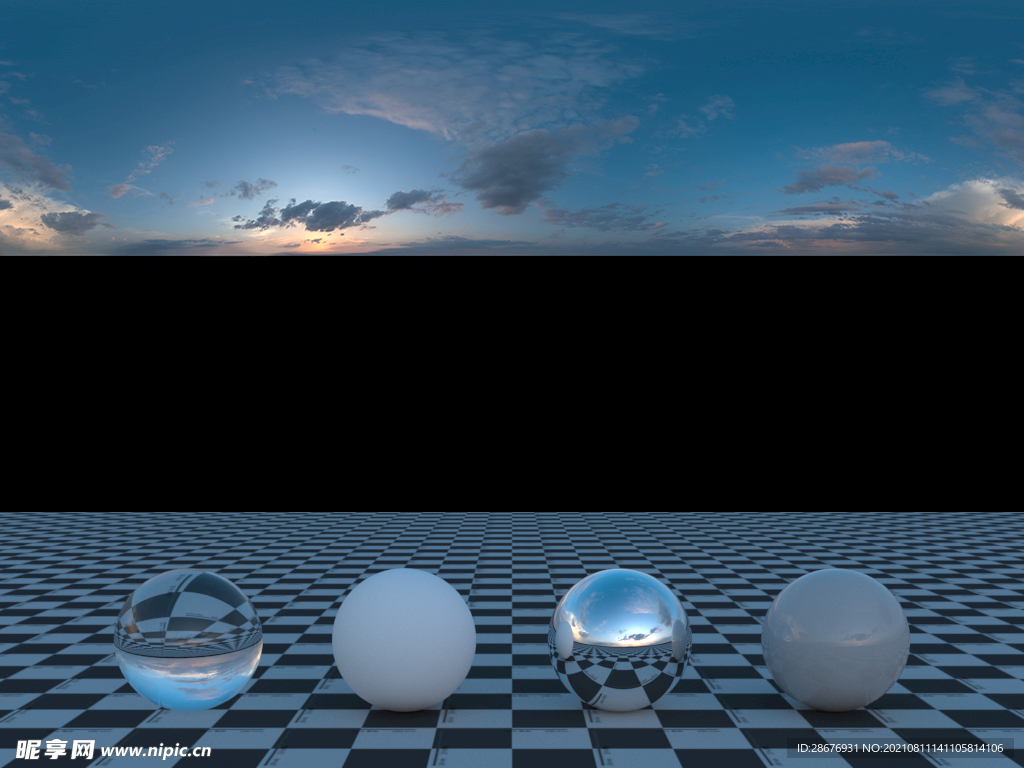 C4D天空贴图HDR贴图