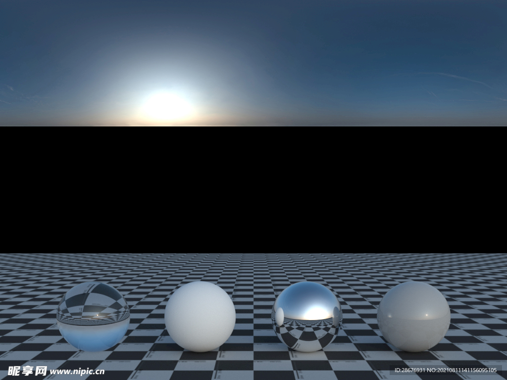 C4D天空贴图HDR贴图