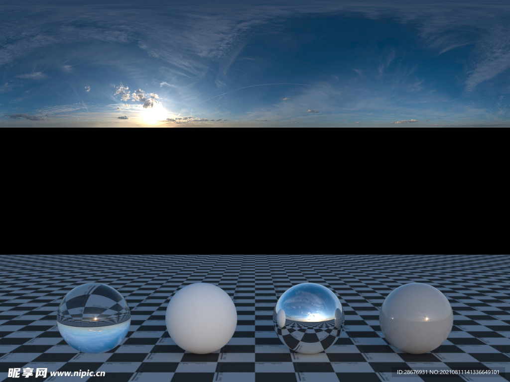 C4D天空贴图HDR贴图