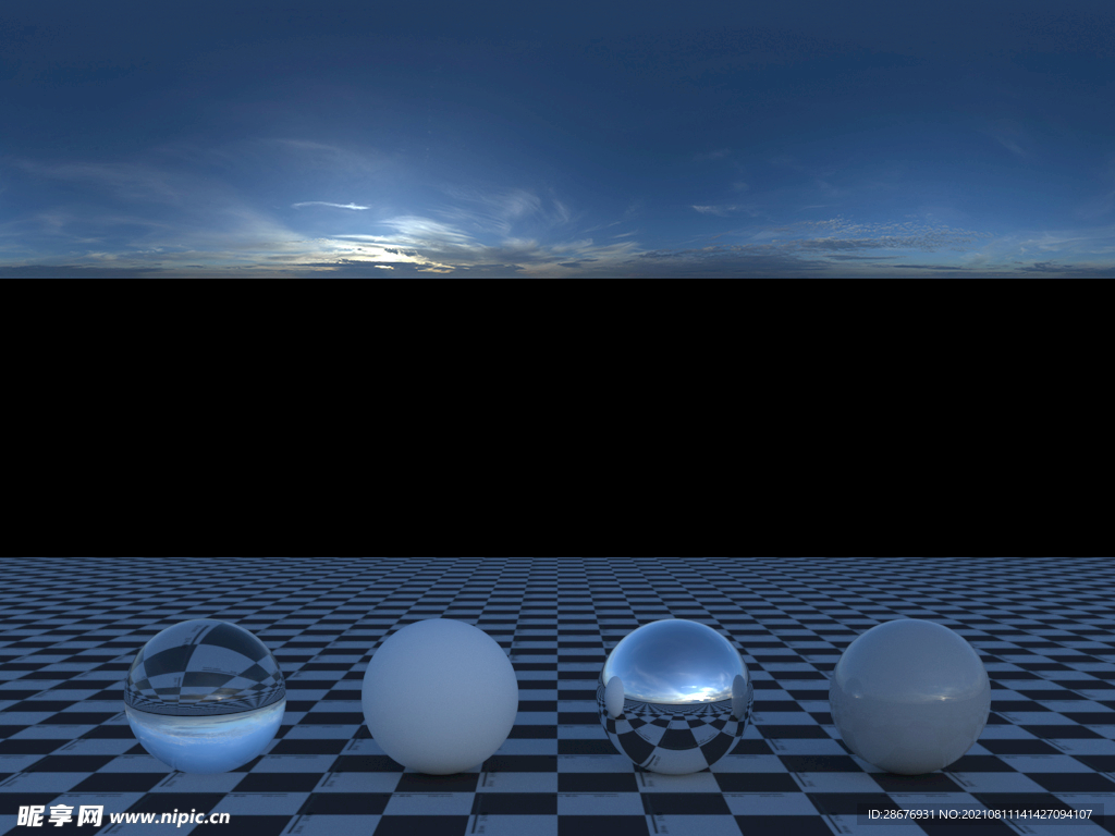 C4D天空贴图HDR贴图