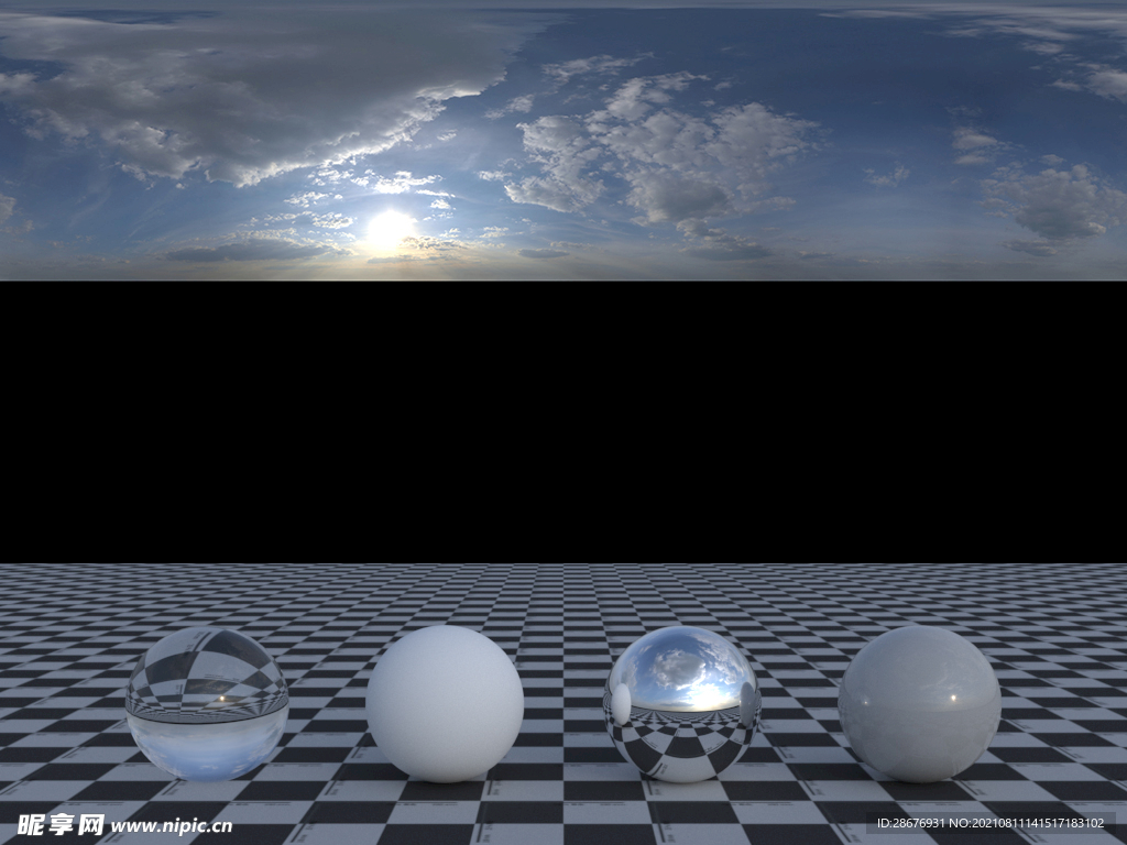 C4D天空贴图HDR贴图