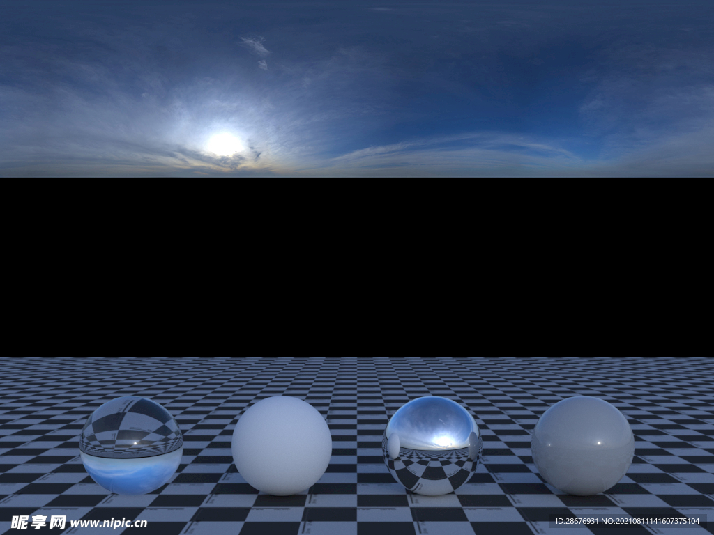 C4D天空贴图HDR贴图