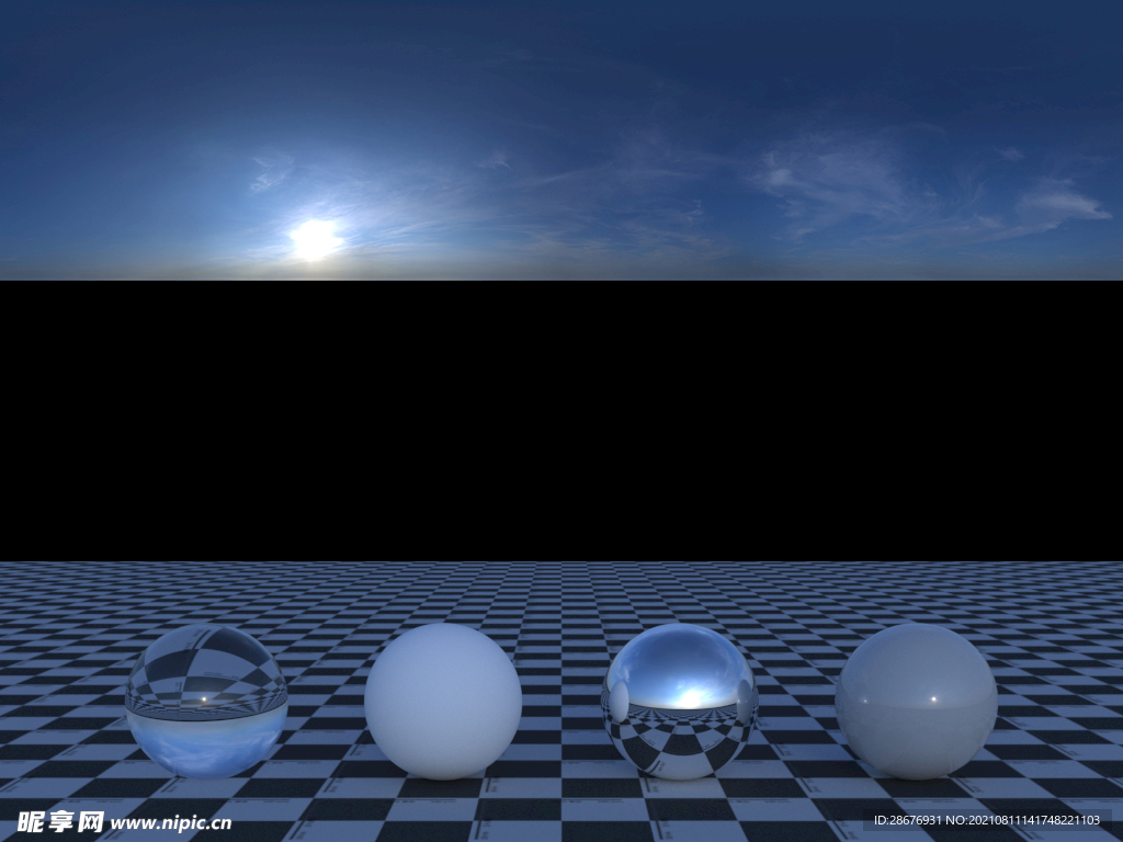 C4D天空贴图HDR贴图
