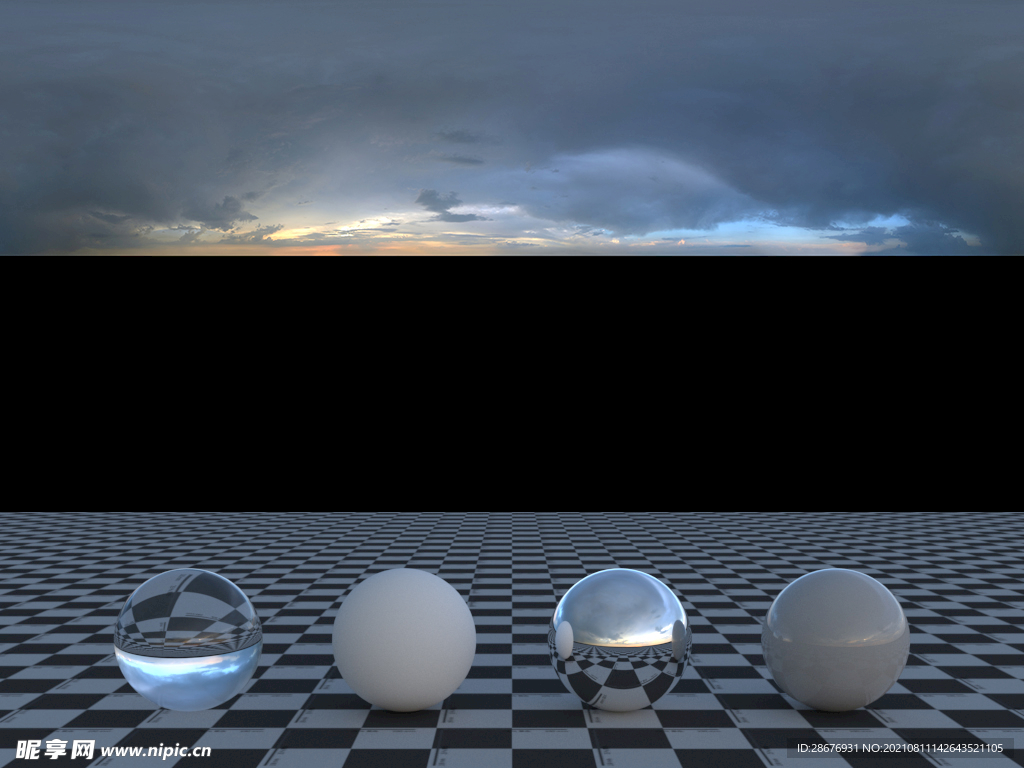 C4D天空贴图HDR贴图