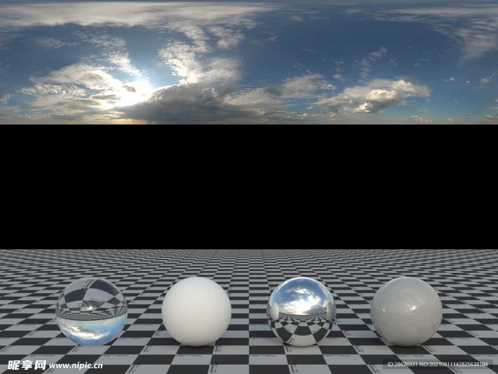 C4D天空贴图HDR贴图