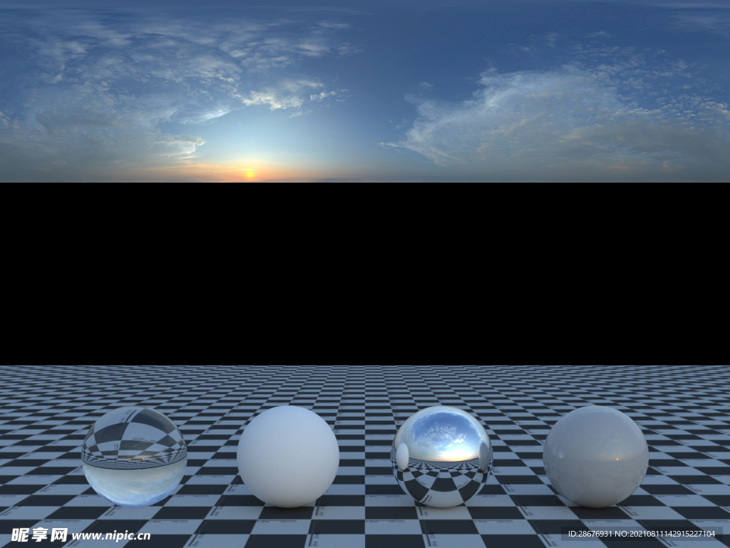 C4D天空贴图HDR贴图