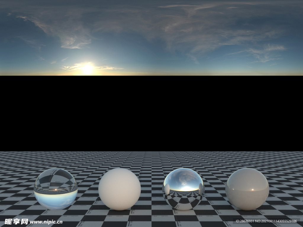C4D天空贴图HDR贴图
