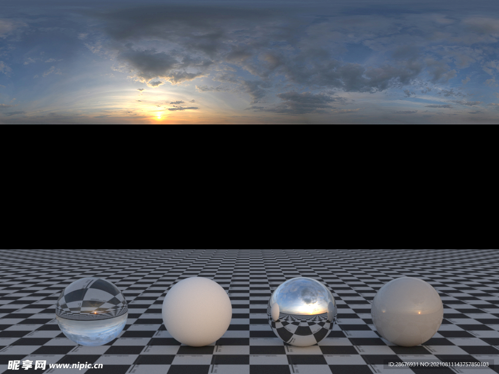 C4D天空贴图HDR贴图