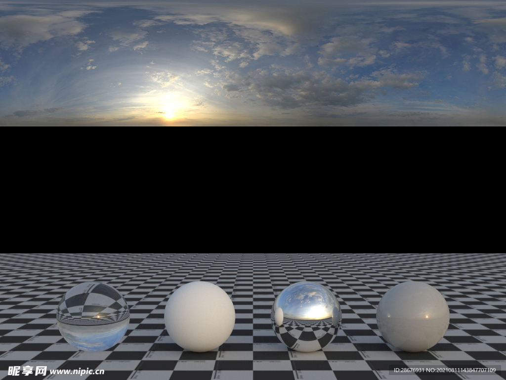 C4D天空贴图HDR贴图