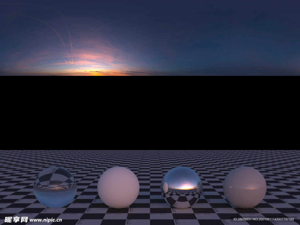 C4D天空贴图HDR贴图