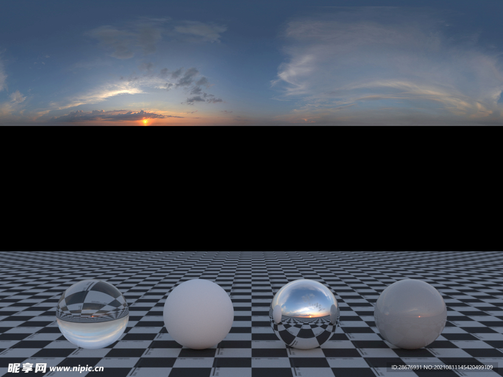 C4D天空贴图HDR贴图