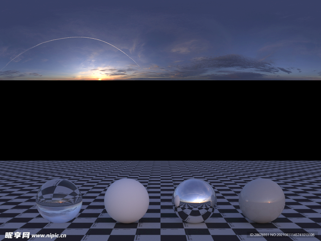 C4D天空贴图HDR贴图
