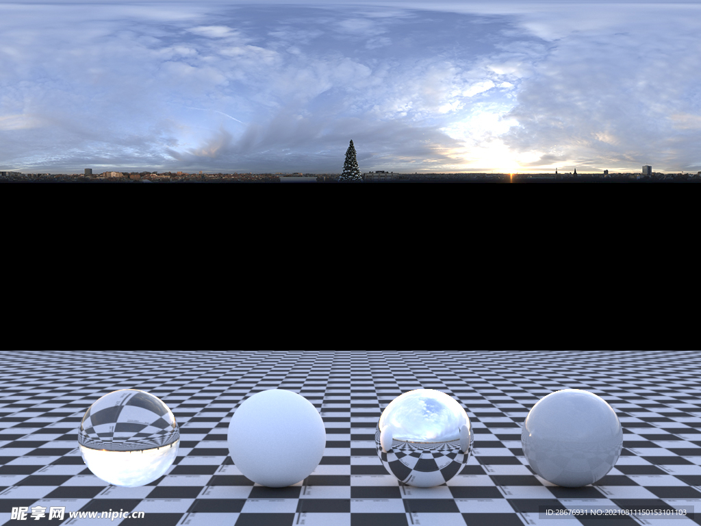 C4D天空贴图HDR贴图