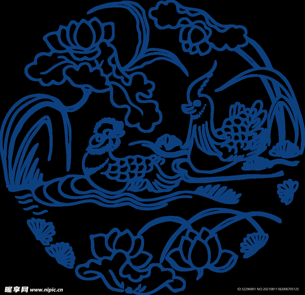 青花瓷图案
