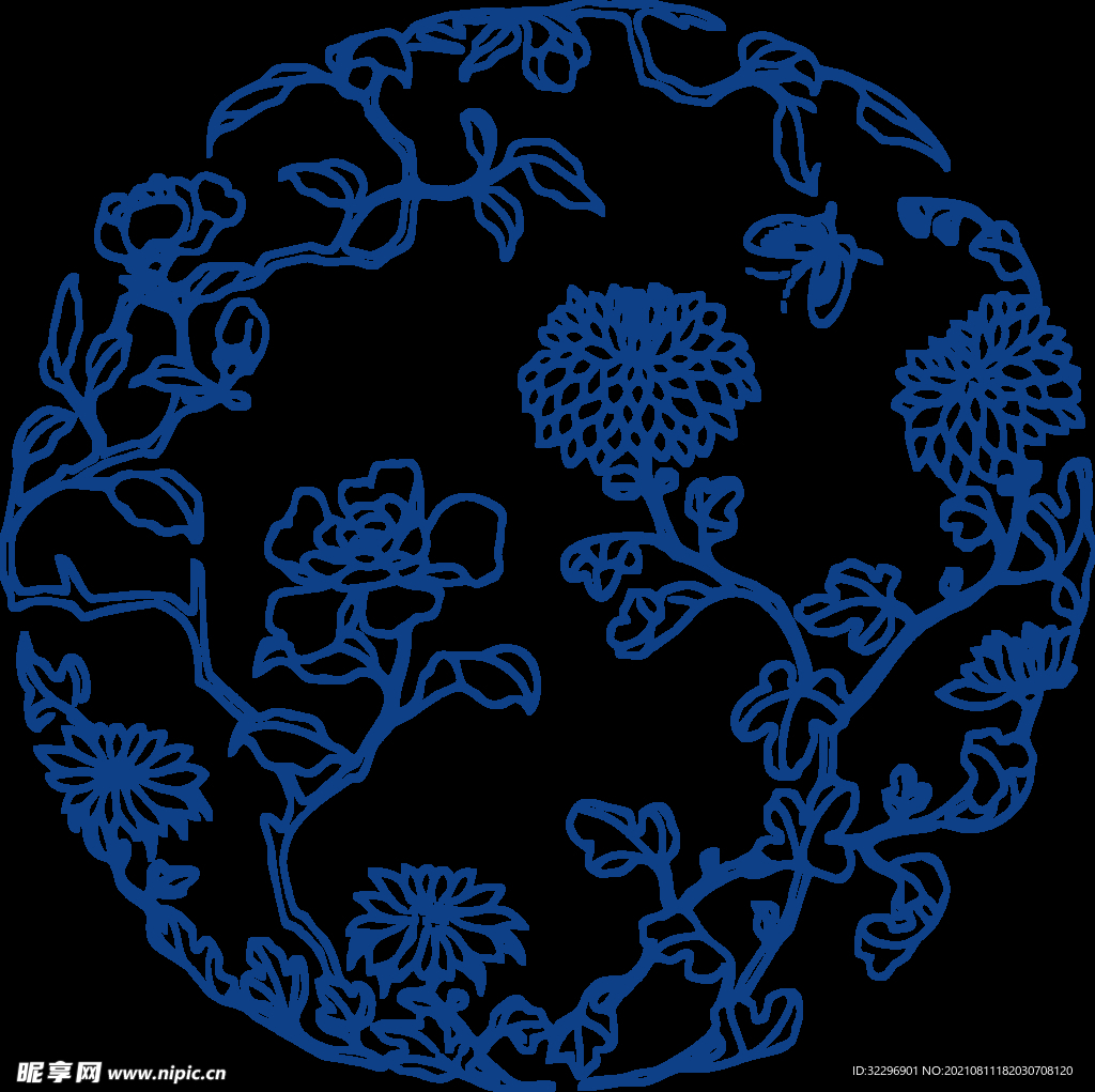 青花瓷图案