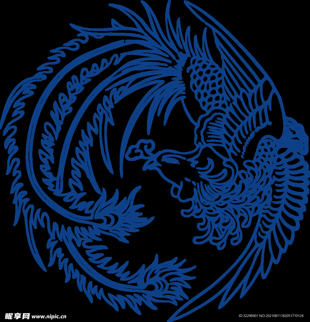 青花瓷图案