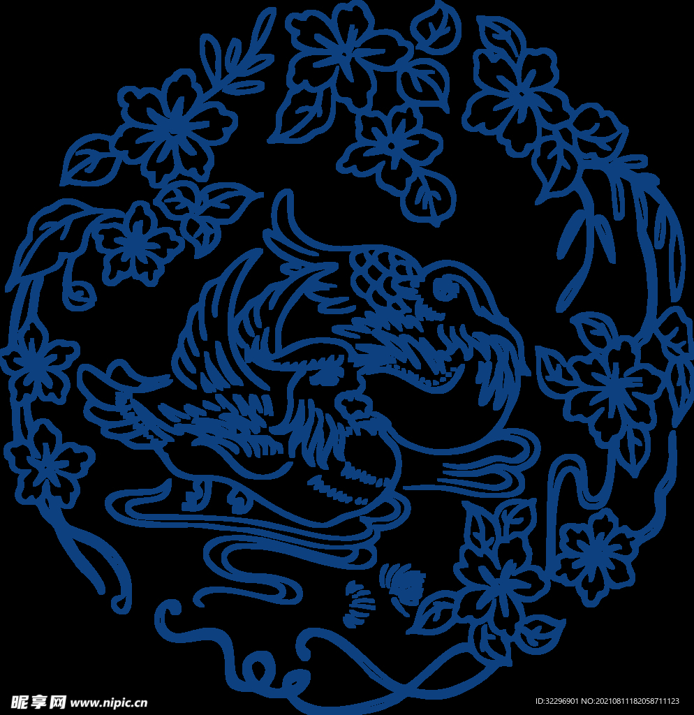 青花瓷图案