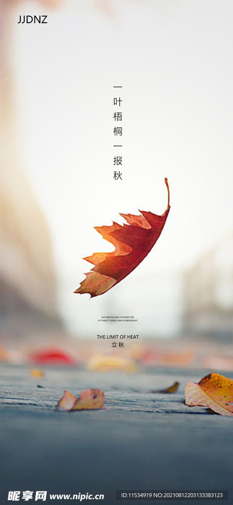 立秋节气海报