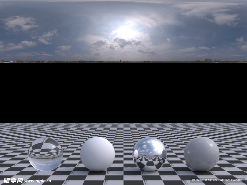 C4D天空贴图HDR贴图