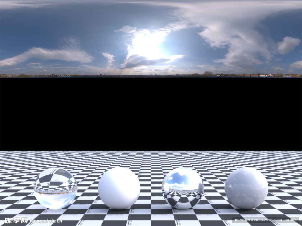 C4D天空贴图HDR贴图