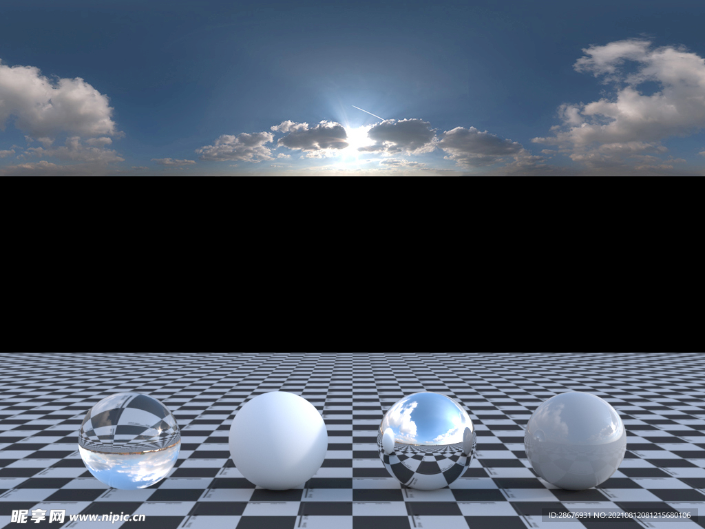 C4D天空贴图HDR贴图