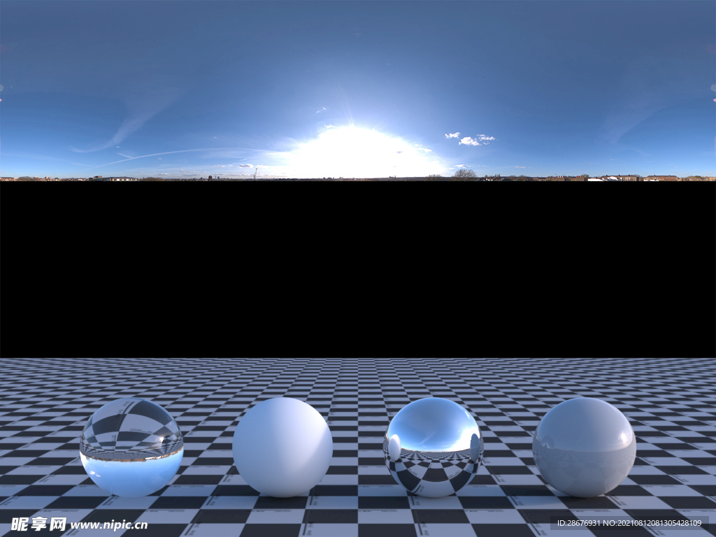 C4D天空贴图HDR贴图
