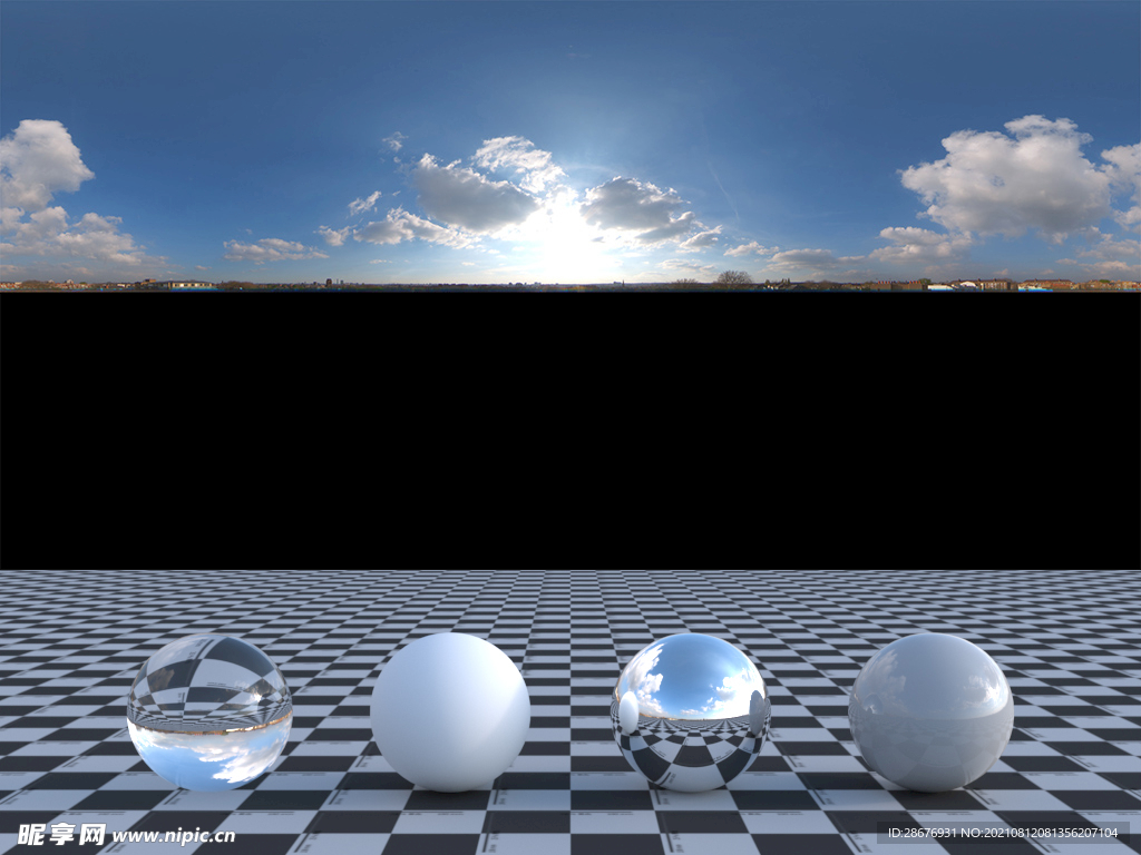 C4D天空贴图HDR贴图
