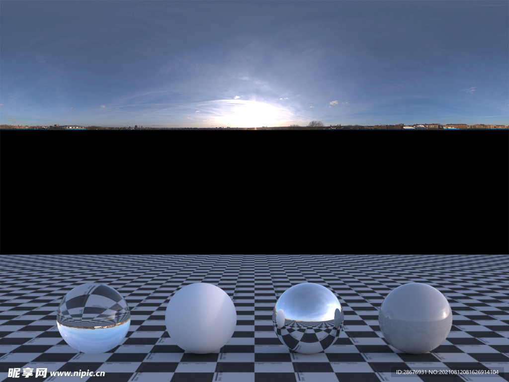 C4D天空贴图HDR贴图