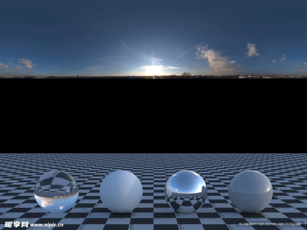 C4D天空贴图HDR贴图