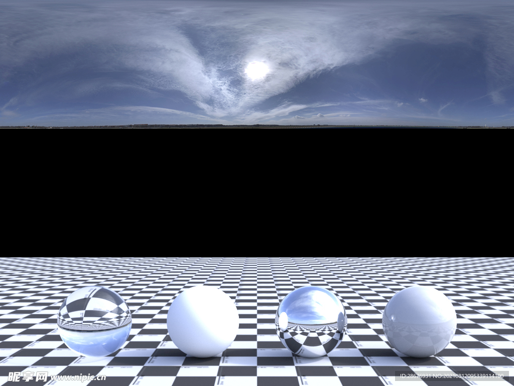 C4D天空贴图HDR贴图