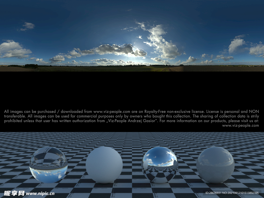 C4D天空贴图HDR贴图
