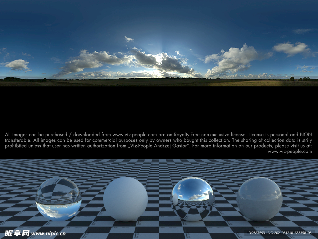 C4D天空贴图HDR贴图