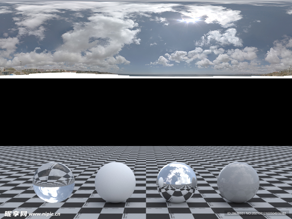 C4D天空贴图HDR贴图
