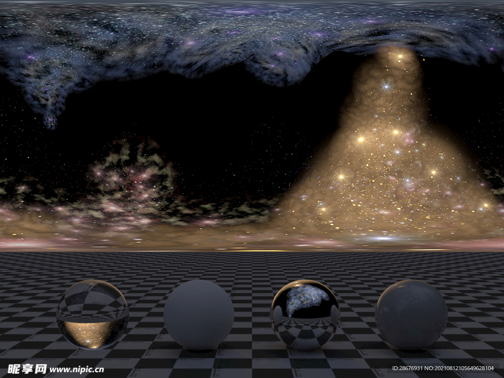 HDR贴图C4D宇宙星空背景